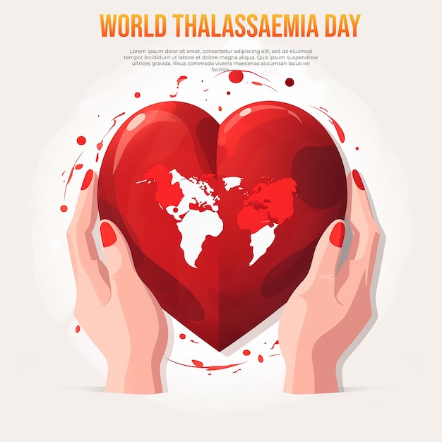 PSD journée mondiale de la thalassémie les thalassémies sont des affections sanguines héréditaires caractérisées par une diminution de l'hémoglobine.