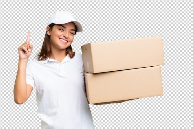 Jovem beleza sobre isolado chroma fundo chave