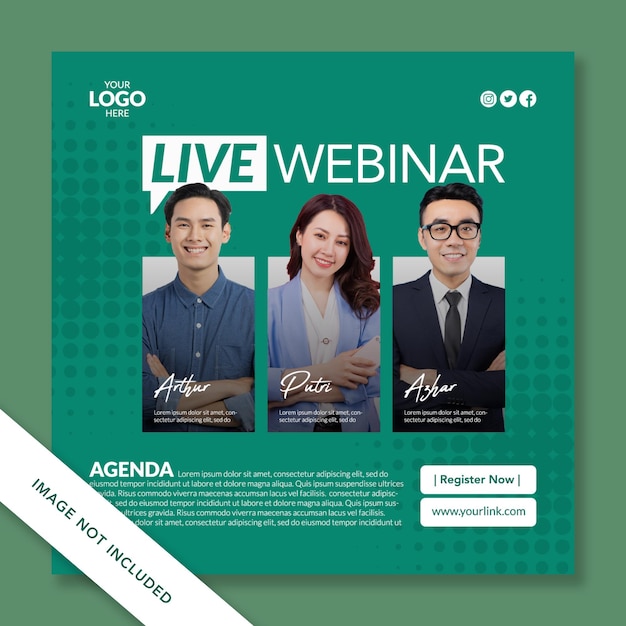 Jovem empreendedor profissional webinar ao vivo