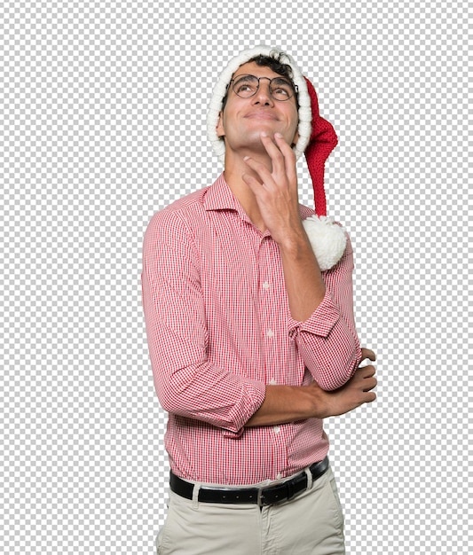 PSD joven inteligente en navidad