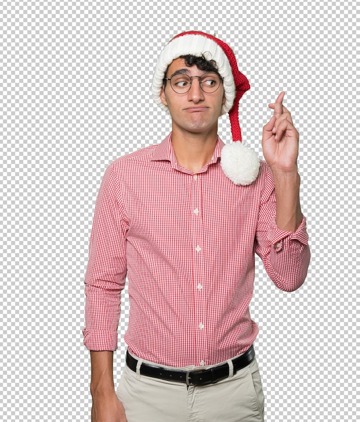PSD joven inteligente en navidad