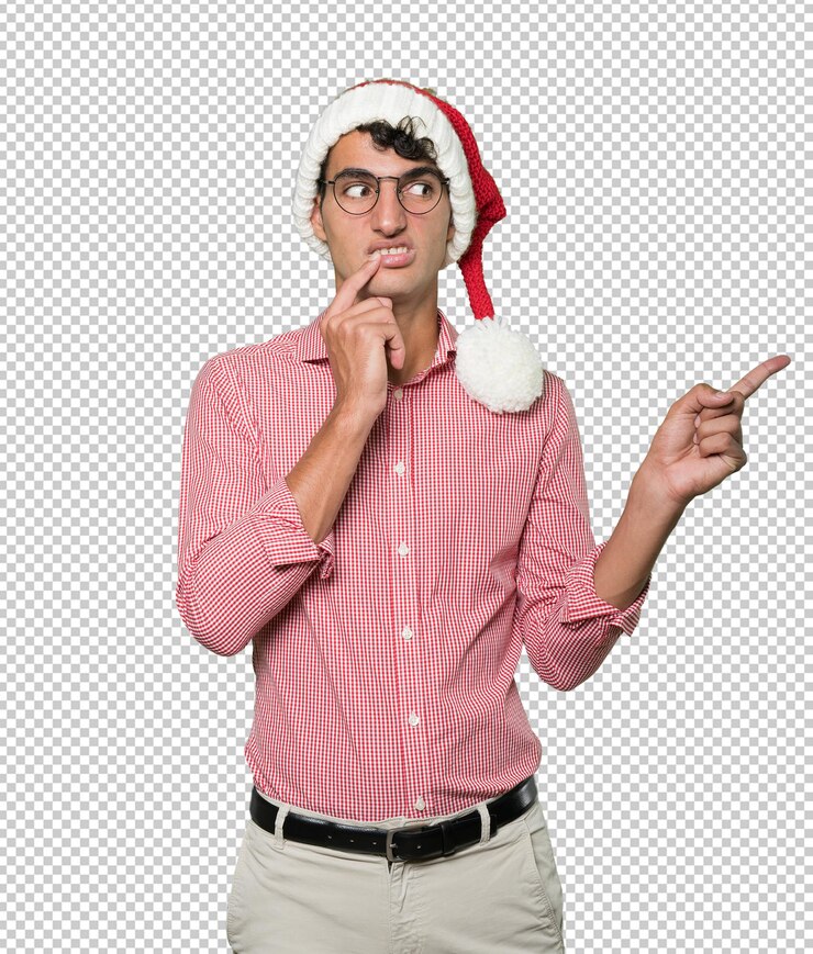 PSD joven inteligente en navidad