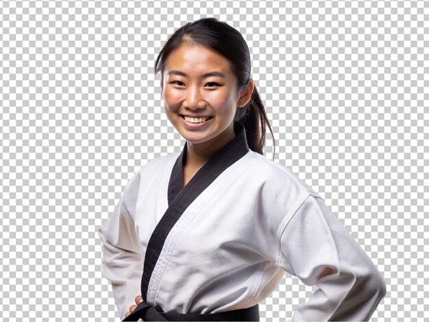 PSD joven mujer de karate