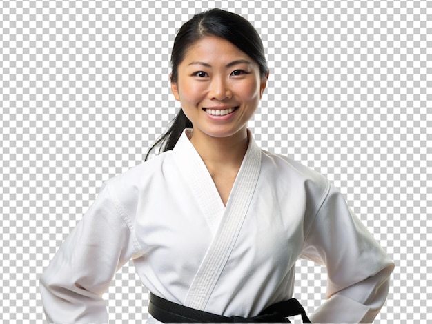 PSD joven mujer de karate