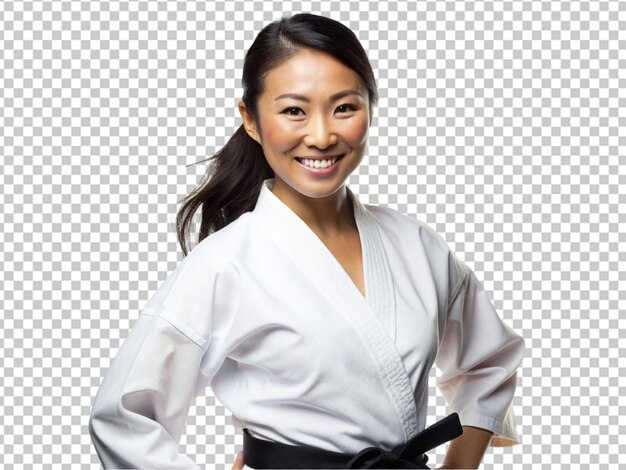 PSD joven mujer de karate