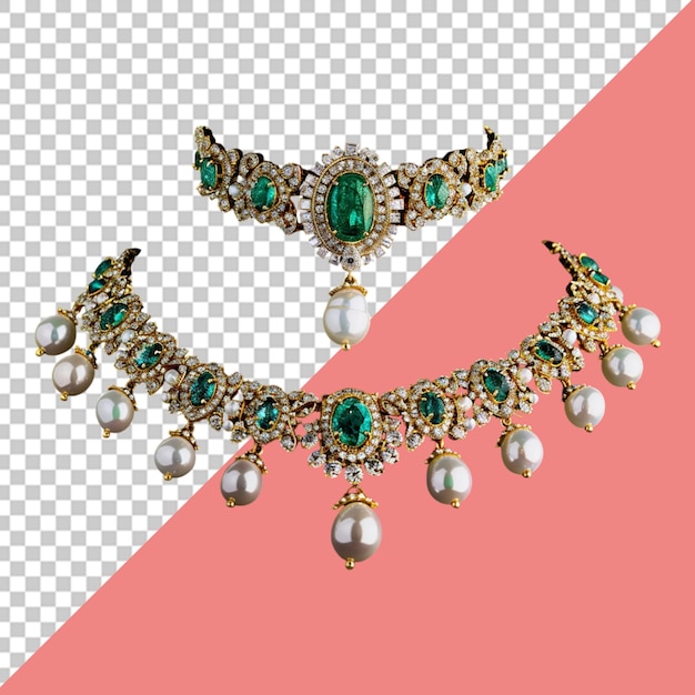 Joyas aisladas en un fondo PNG transparente