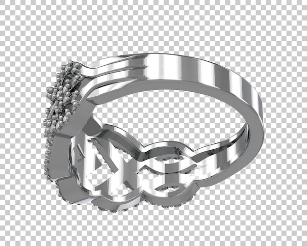 Joyas aisladas en la ilustración de representación 3d de fondo