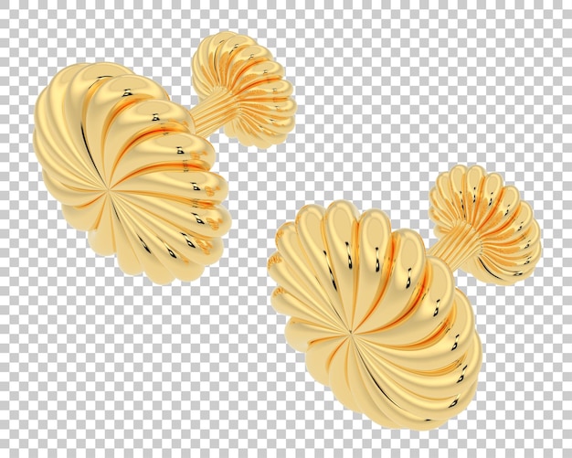 Joyas en la ilustración de renderizado 3d de fondo transparente