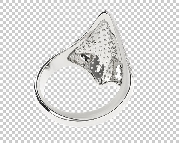 Joyas en la ilustración de renderizado 3d de fondo transparente