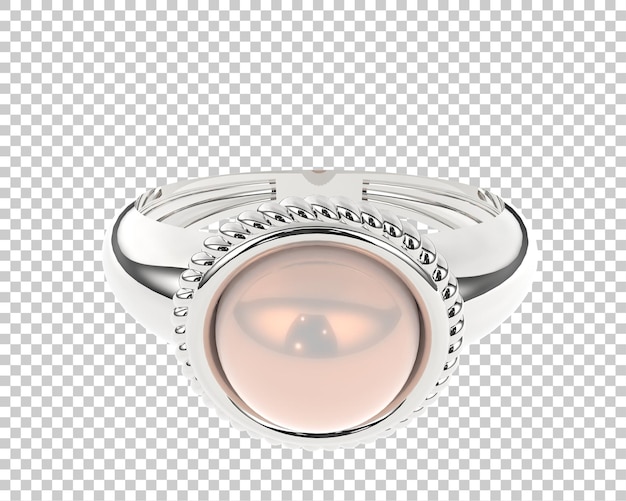 PSD joyas en la ilustración de renderizado 3d de fondo transparente