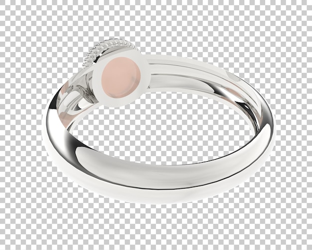 Joyas en la ilustración de renderizado 3d de fondo transparente