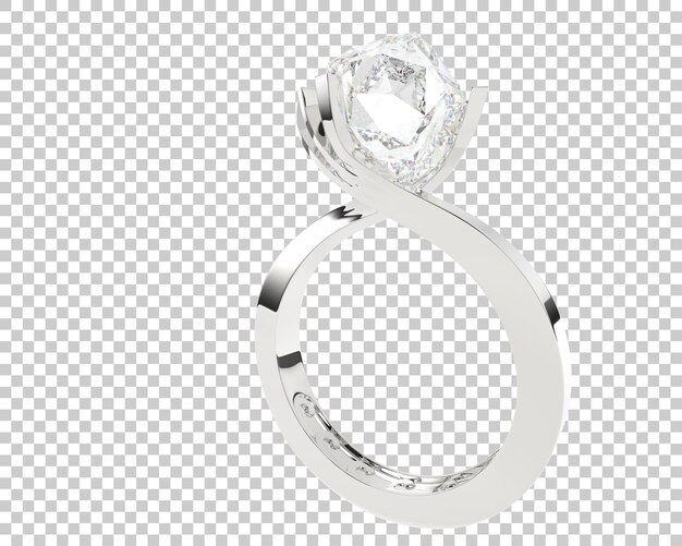 Joyas en la ilustración de renderizado 3d de fondo transparente