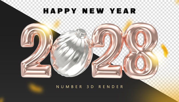 Joyeuse célébration du Nouvel An 2028