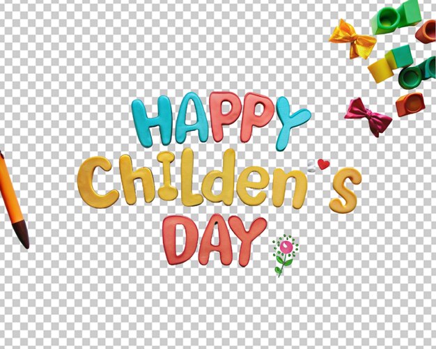 PSD joyeuse journée des enfants.