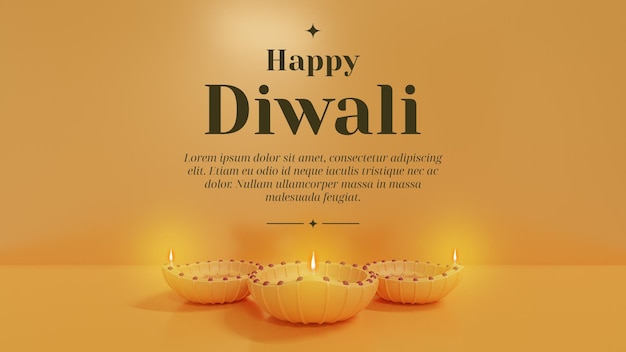 Joyeux Diwali fond