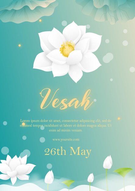 Joyeux jour du Vesak, jour du Bouddha