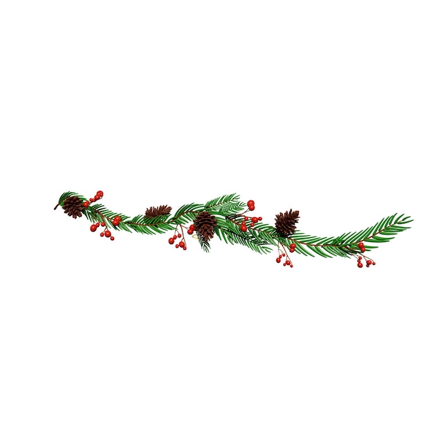 Joyeux Noël Illustration 3D