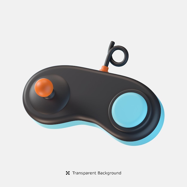 PSD joystick 3d icône illustration