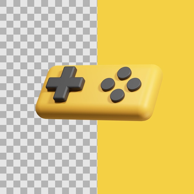 PSD joystick 3d pour l'illustration du joueur