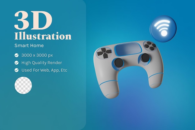Joystick-Abbildung 3d