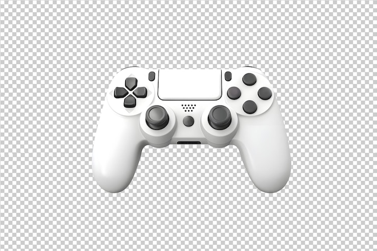 PSD joystick gamepad isolato su sfondo trasparente