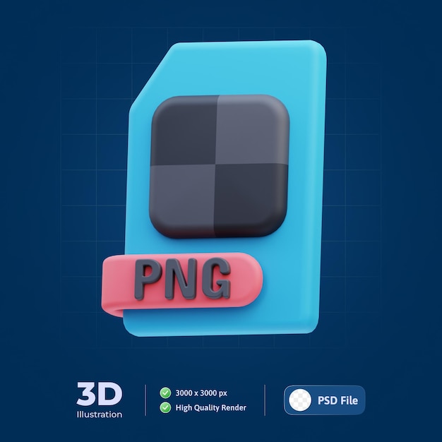 Jpg File Format 3D Illustration