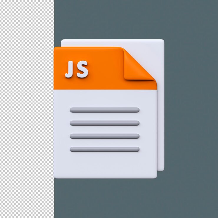 PSD js file format 3d icon script file for web development dynamic functions