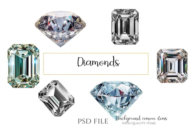 El juego de diamantes es un archivo PSD.