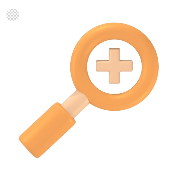 Juego de interfaz de usuario de icono 3D e icono de zoom de aplicación de TI