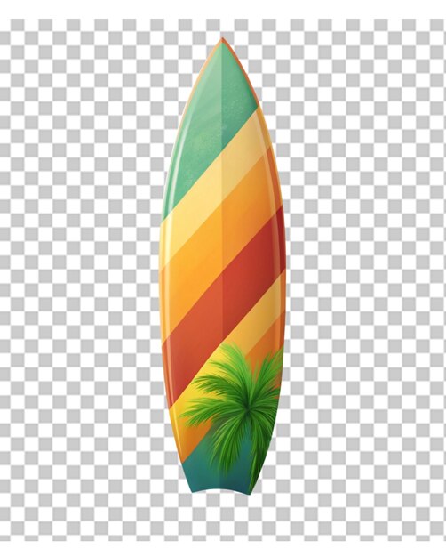 Juego de tablas de surf coloridas