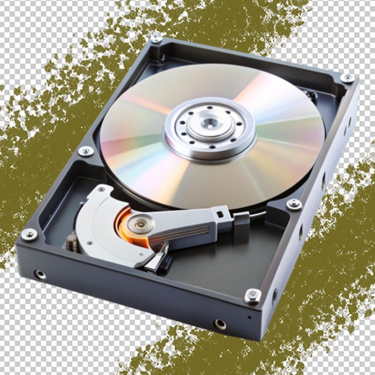 PSD jugador de cd de sony en un fondo transparente