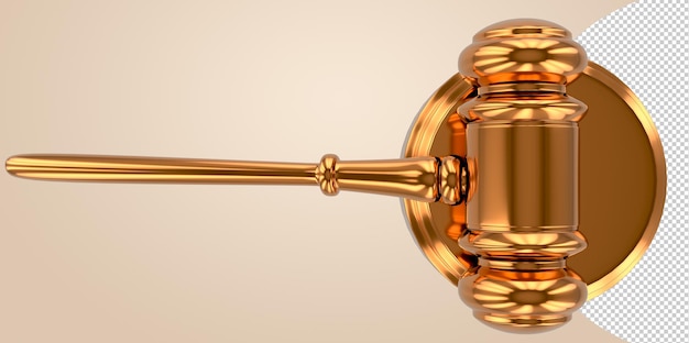 Juge marteau droit marteau. Symbole de concept d'autorité d'enchère de marteau de cour d'enchères PNG transparent