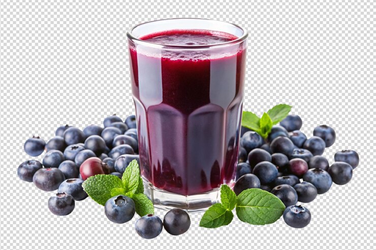 PSD el jugo de arándano es saludable y delicioso