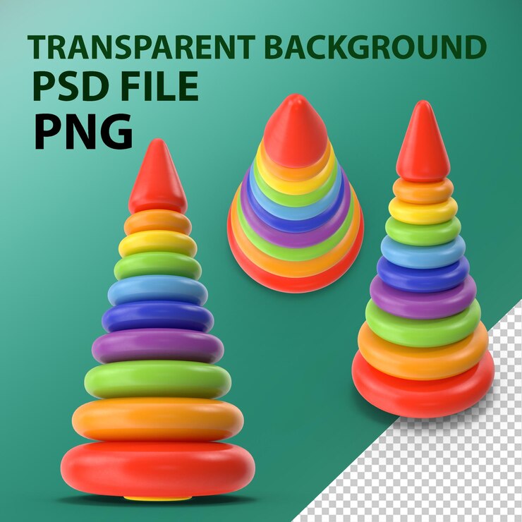 PSD juguete apilable png