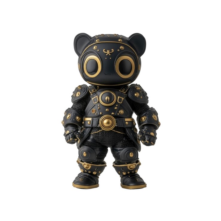 PSD juguete de arte de oso steampunk