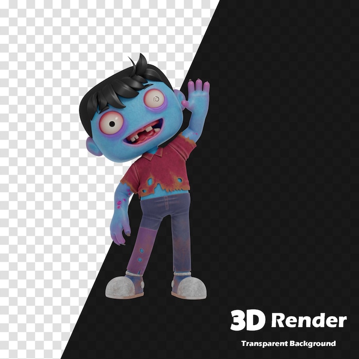 PSD un juguete con una camisa que dice 3d 3d