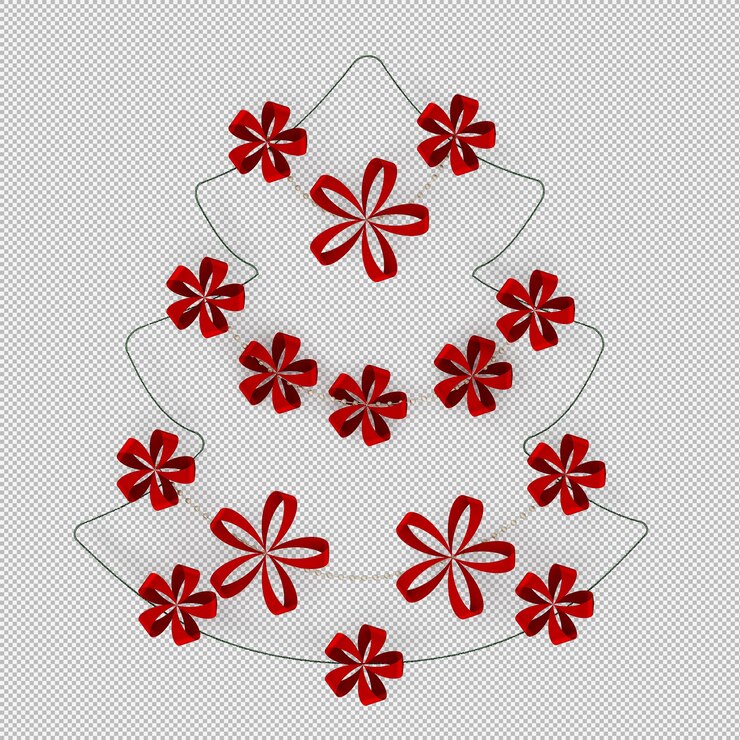 PSD juguete de la decoración del árbol de navidad