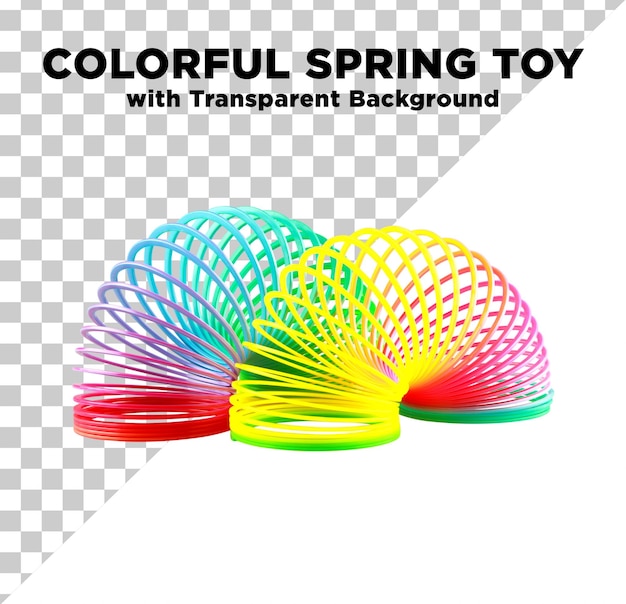 Juguete de primavera colorido para niños