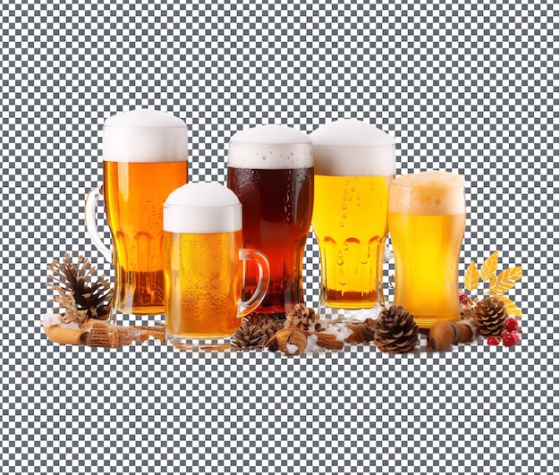 Juicy Winter Beer isolado em fundo transparente