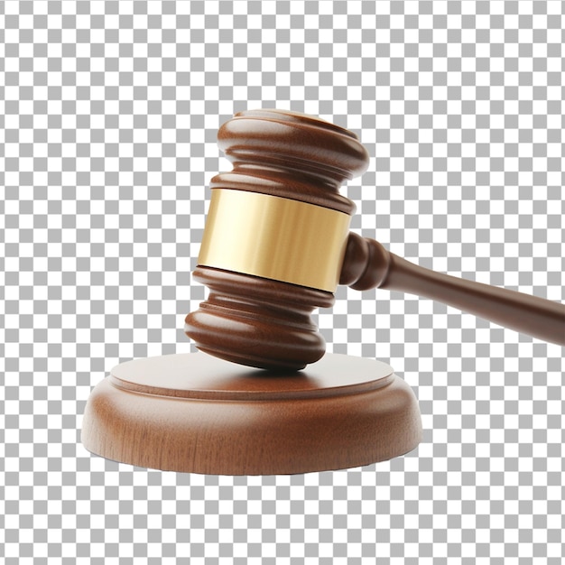 PSD juiz gavel sem antecedentes png