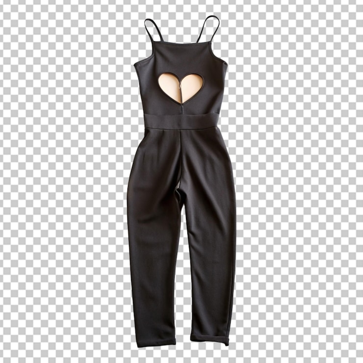 PSD jumpsuit com alças de ombro e bolsos laterais como roupa feminina