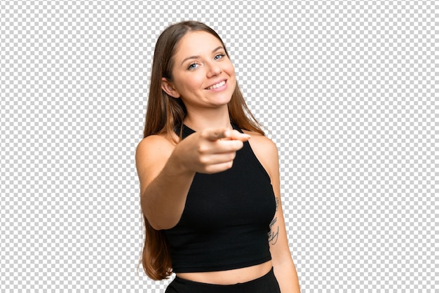 Junge, hübsche, blonde Mann über isolierter Chromakey-Hintergrund lacht