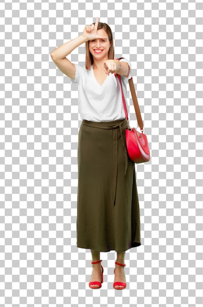 Junge hübsche und elegante Frau schneiden bereit, in Ihr zu setzen