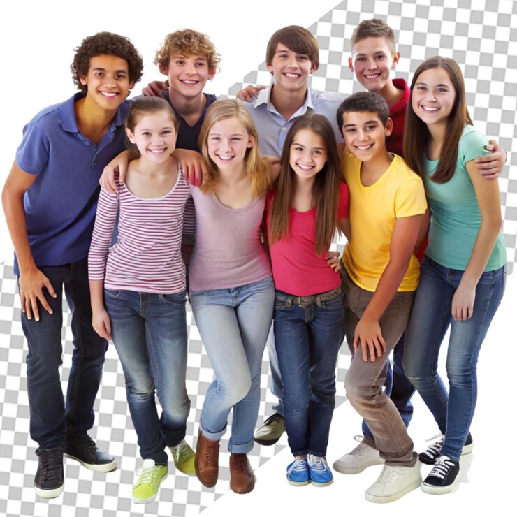 PSD junge studenten der