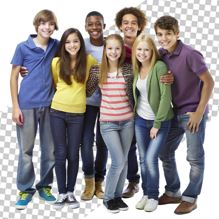 PSD junge studenten der