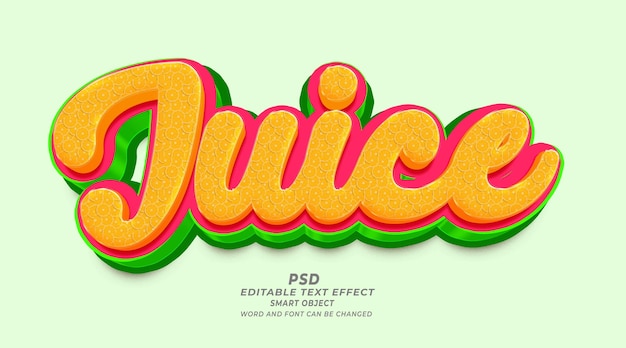 Jus 3d Effet De Texte Modifiable Psd Style Photoshop