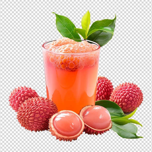 PSD jus de fruit isolé sur fond transparent