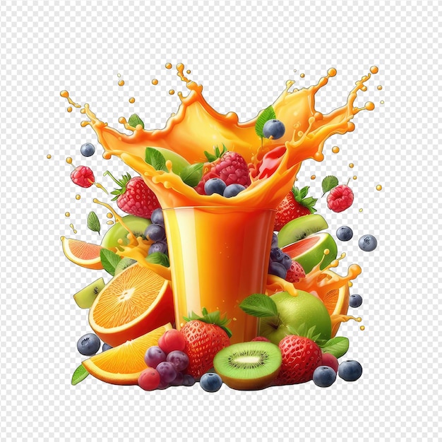 PSD le jus d'orange oasis png