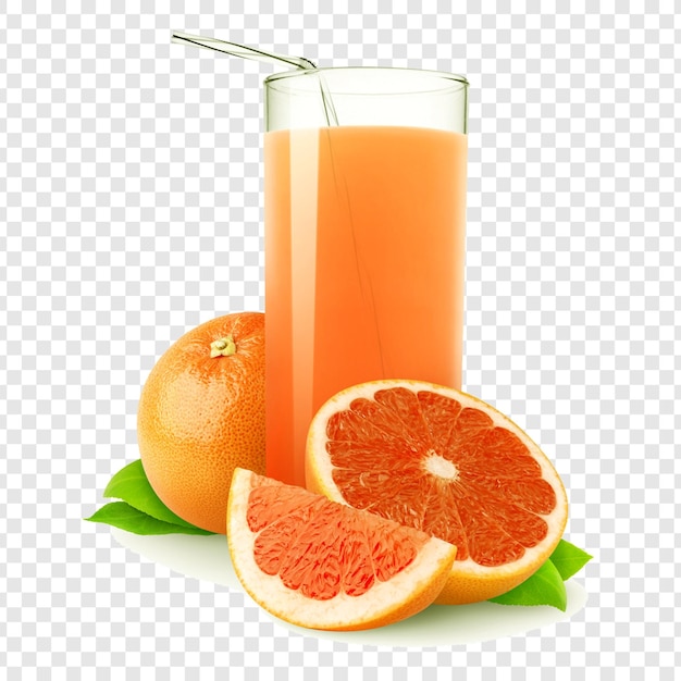 Jus de raisin frais avec des agrumes