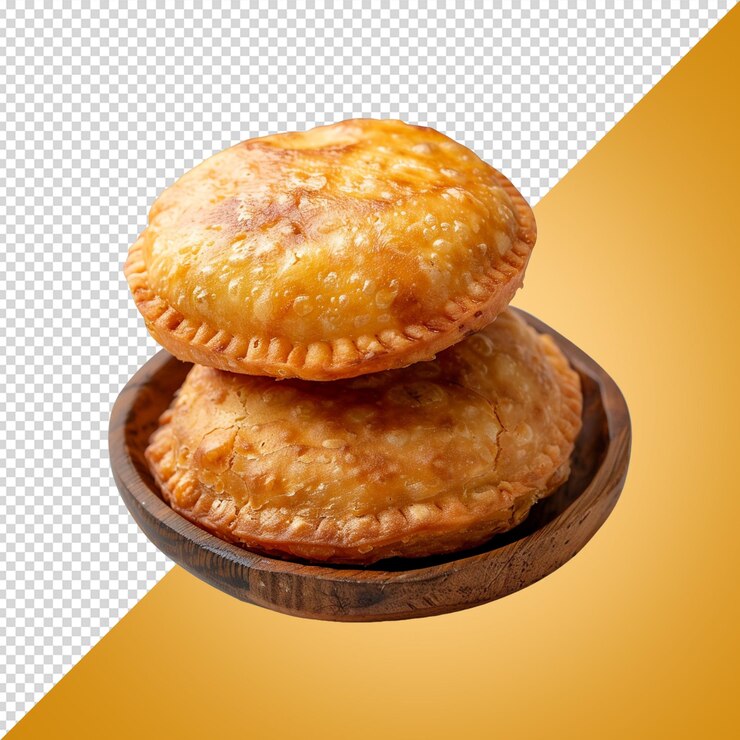 PSD kachori aislado sobre un fondo transparente